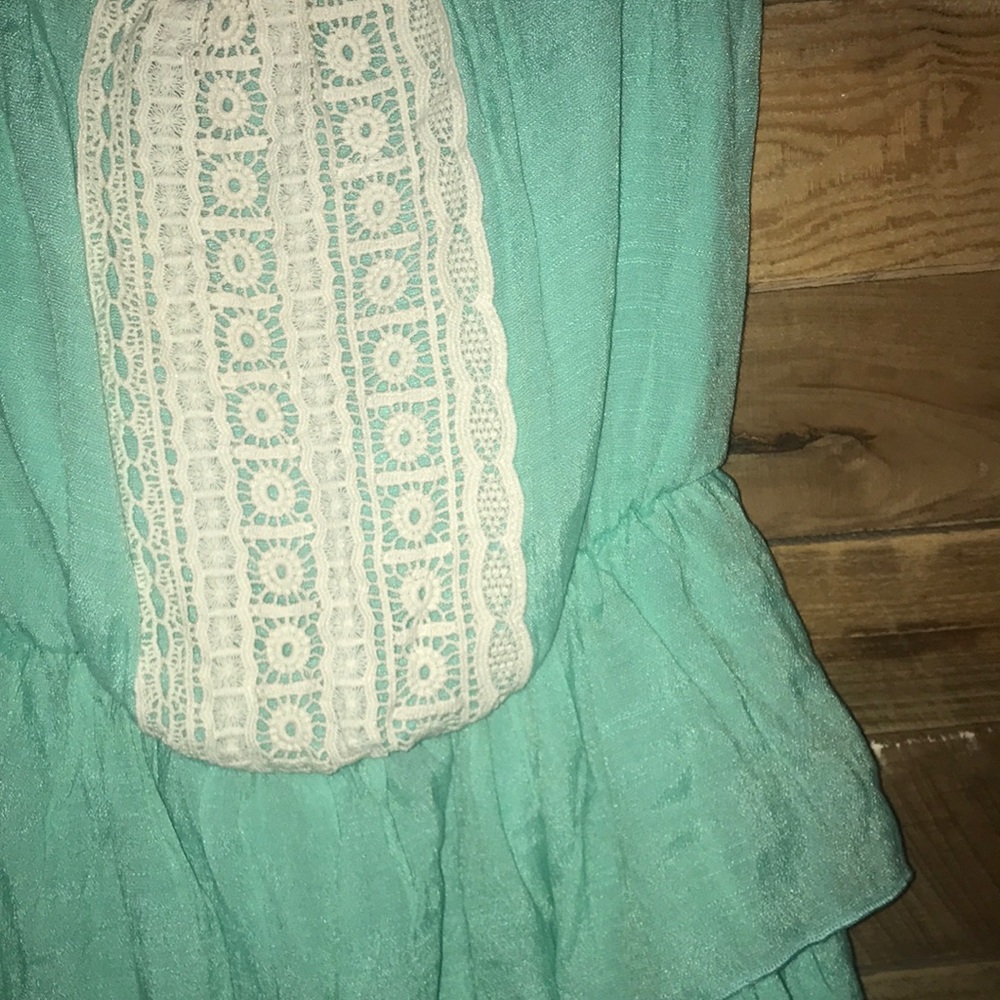 Strapless Lace Detailed Tunic/Dress - Picture 2 of 4
